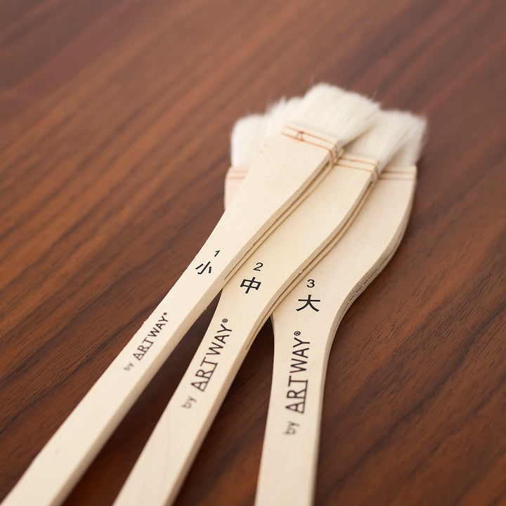 Hake Chinese Brush Set - 3 Brushes