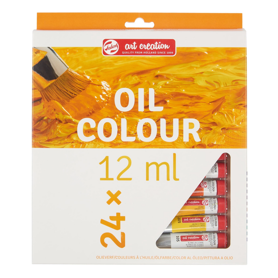 TALENS ART CREATION Oil colour set | 24 x 12 ml