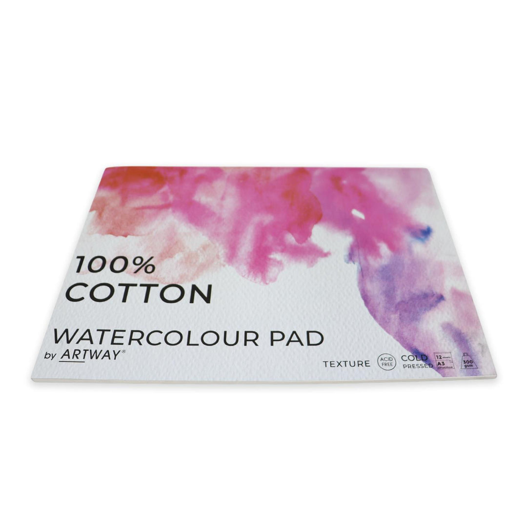 Artway Watercolour Pad - 100% Cotton - A3