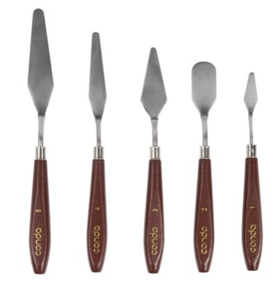 Set of 5 Palette Knives - The Fine Art Warehouse